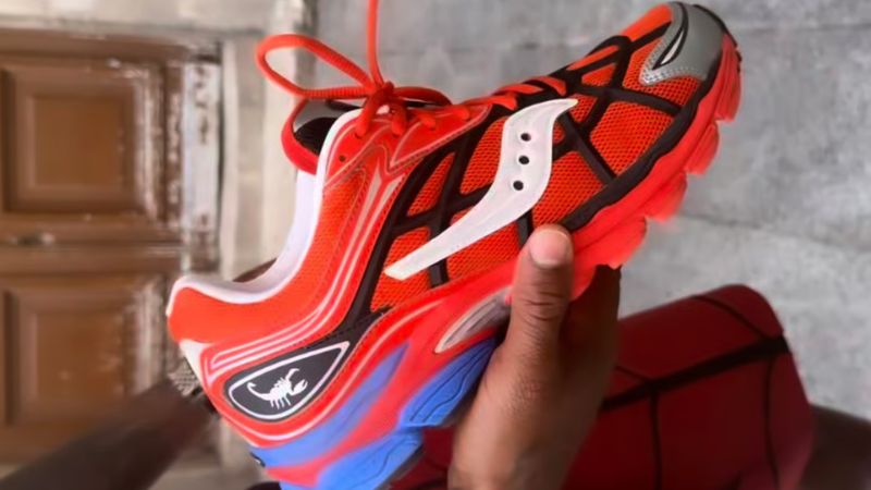Hé lộ bộ ba thiết kế sneaker Westside Gunn x Saucony ProGrid Omni 9 Web Spider-Man