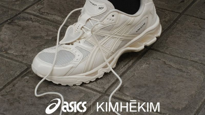 KIMHEKIM × Asics Gel-Nimbus 10.1 "Off White" mang tinh thần nữ tính nhưng năng động