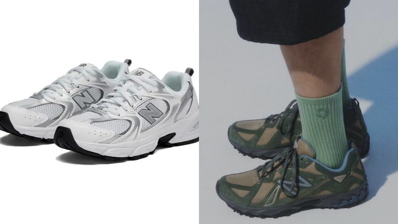 New Balance 530 sở hữu vẻ ngoài thanh lịch, còn New Balance 610 nổi bật với phong cách cá tính