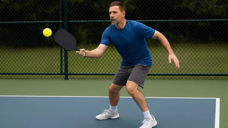 Split Step trong pickleball đóng vai trò tăng khả năng phản xạ và sự ổn định cho người chơi