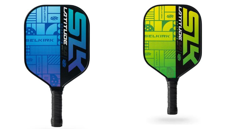 Vợt pickleball Selkirk SLK Latitude 2.0 sở hữu mặt vợt Graphite giúp lực phát và nhận bóng trở nên nhẹ nhàng