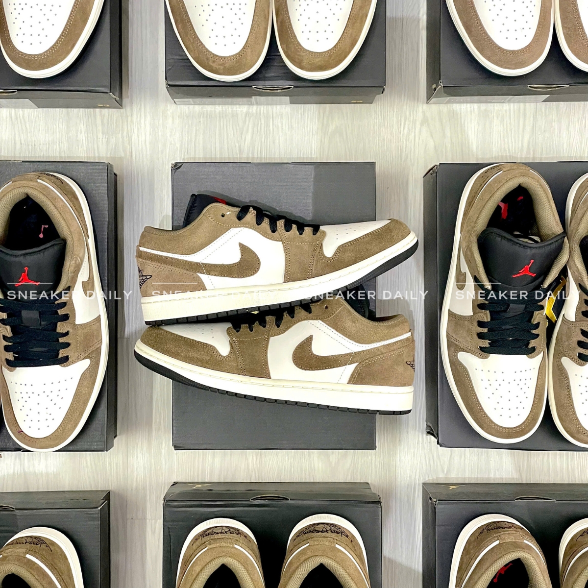 Giày Air Jordan 1 Low 'Palomino Phantom' 553558-200 Giày Air Jordan 1 Low 'Palomino Phantom' 553558-200