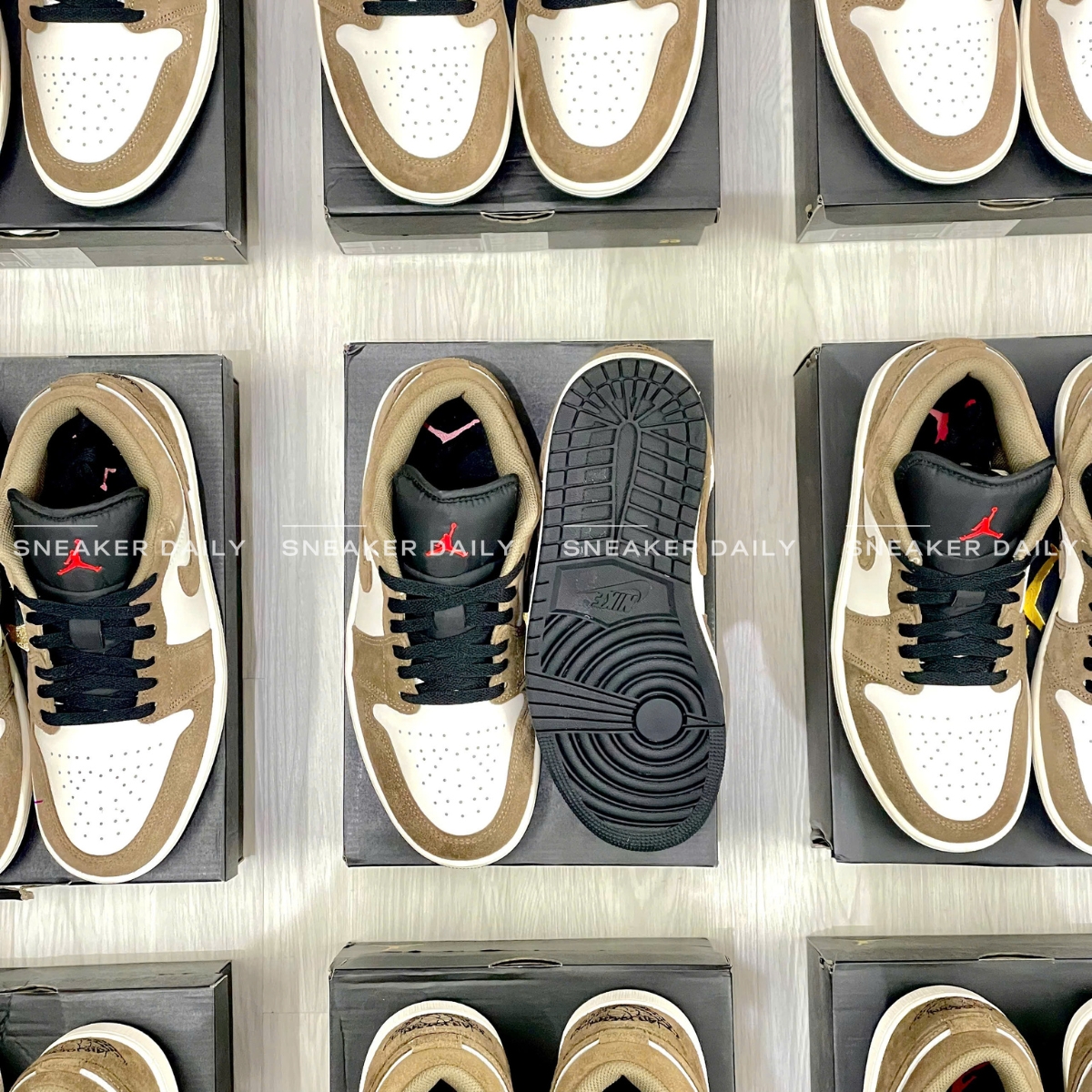 Giày Air Jordan 1 Low 'Palomino Phantom' 553558-200 Giày Air Jordan 1 Low 'Palomino Phantom' 553558-200