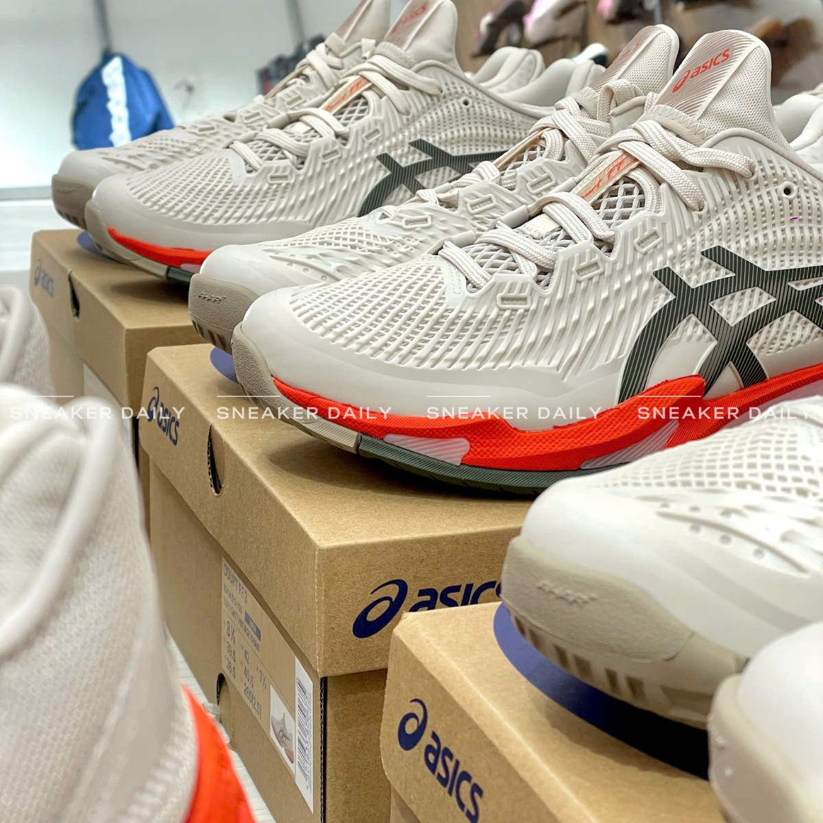 Giày Pickleball/Tennis Asics Court FF 3 ‘Soft Oat/Vintage Khaki’ 1041A370-250 Giày Pickleball/Tennis Asics Court FF 3 ‘Soft Oat/Vintage Khaki’ 1041A370-250
