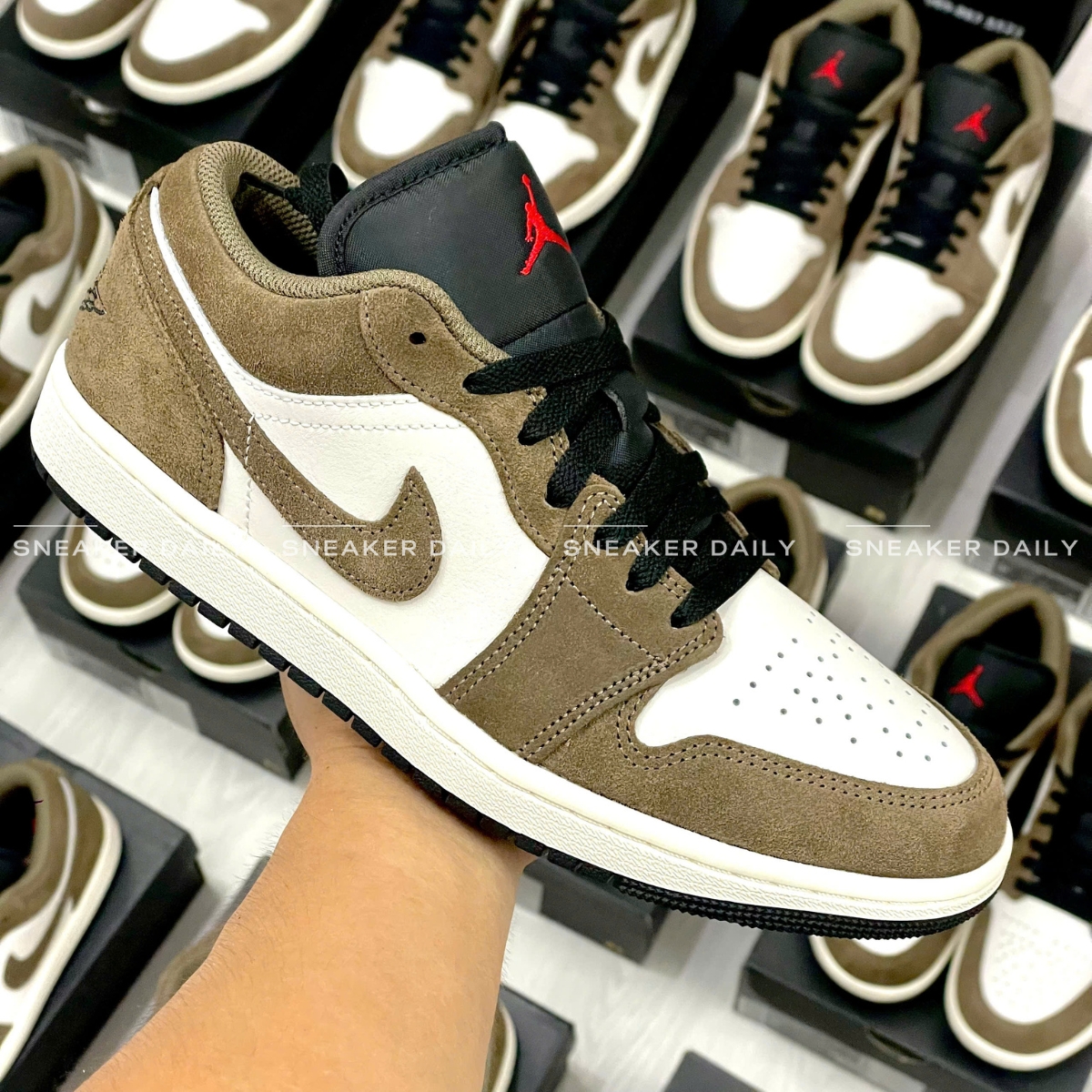 Giày Air Jordan 1 Low 'Palomino Phantom' 553558-200 Giày Air Jordan 1 Low 'Palomino Phantom' 553558-200