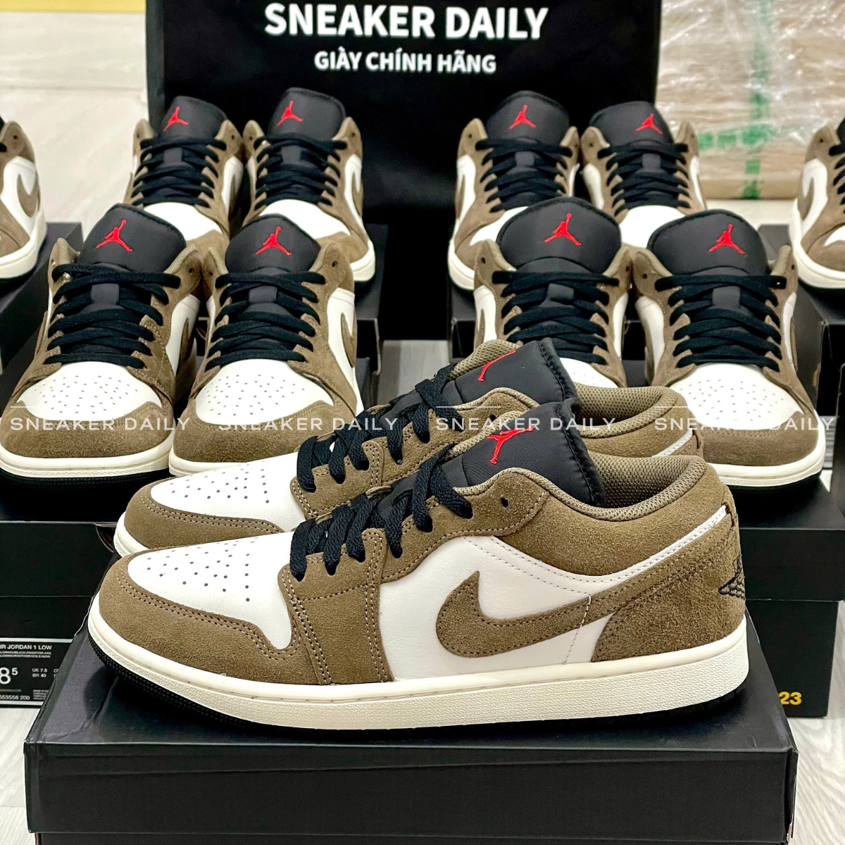 Giày Air Jordan 1 Low 'Palomino Phantom' 553558-200 Giày Air Jordan 1 Low 'Palomino Phantom' 553558-200