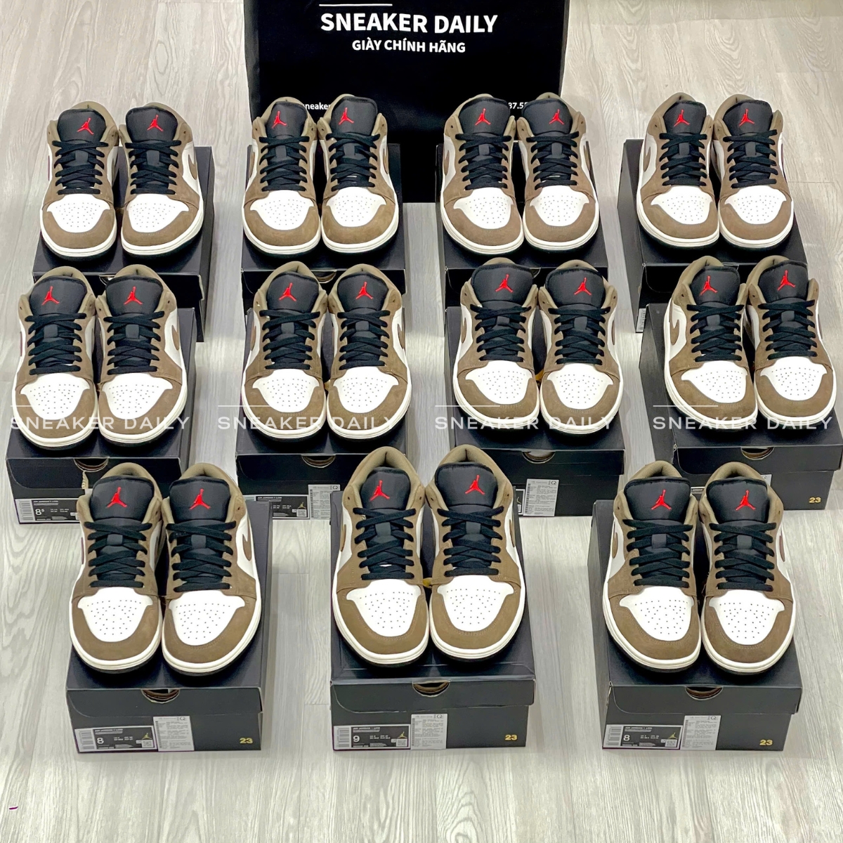 Giày Air Jordan 1 Low 'Palomino Phantom' 553558-200