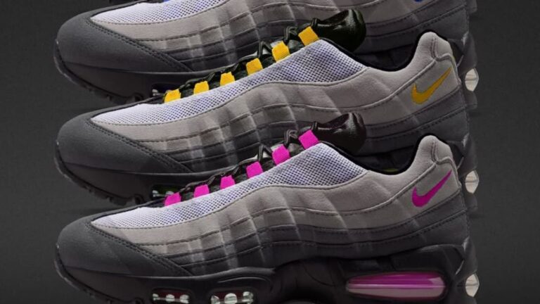 Nike ra mắt 4 phối màu Air Max 95 xám trong BST "Black Tongue Pack"