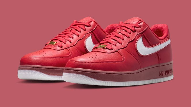 A Ma Maniére x Nike Air Force 1 "WYWS" phối màu University Red