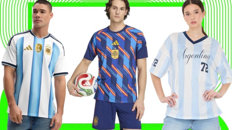 Phiên bản áo đấu của đội tuyển Argentina World Cup 2026 với thiết kế mới mang đậm bản sắc Albiceleste.