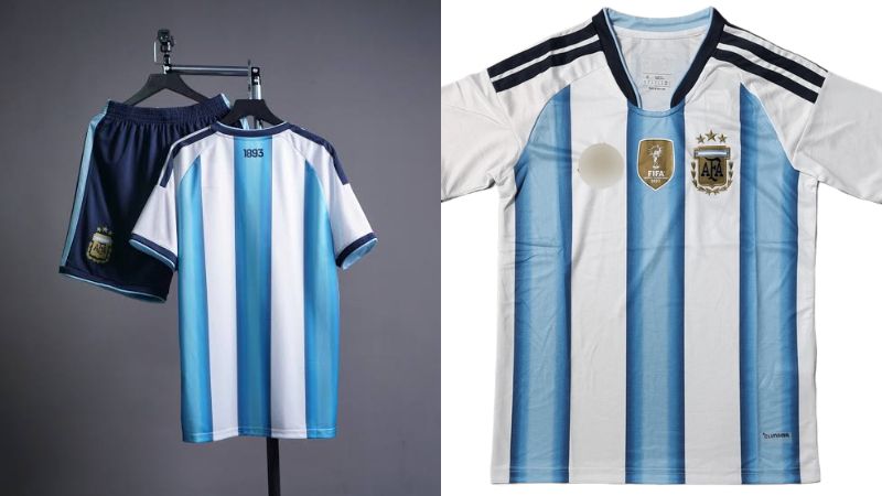 Fan version là phiên bản áo đấu của đội tuyển Argentina Worldcup 2026 dễ tiếp cận nhất