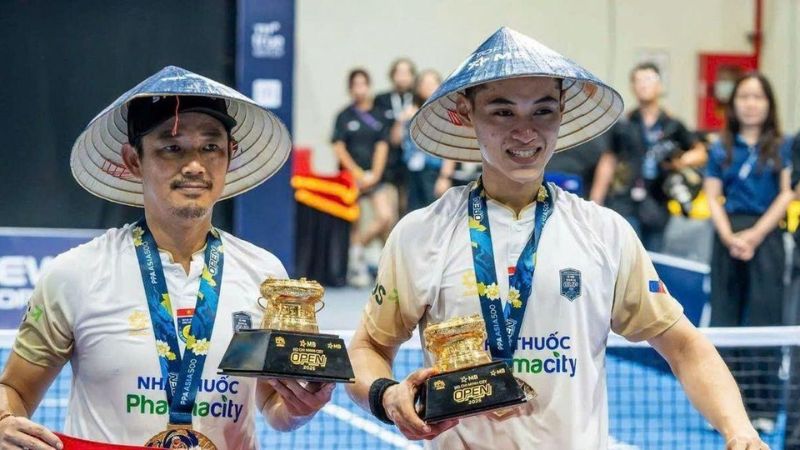 Trương Vinh Hiển và Đỗ Minh Quân vô địch PPA Tour Asia, viết nên cột mốc tại Hàng Châu