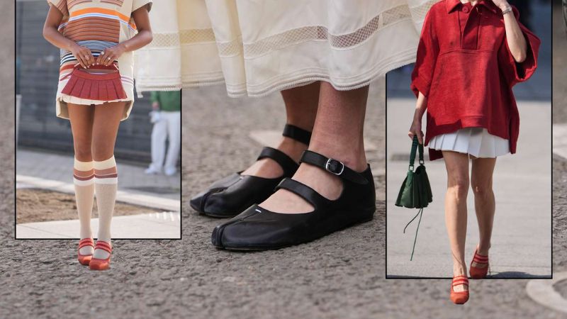 Mẫu giày Mary Jane đế bệt tối giản dễ phối đồ, phù hợp đi làm, đi học và dạo phố hằng ngày.
