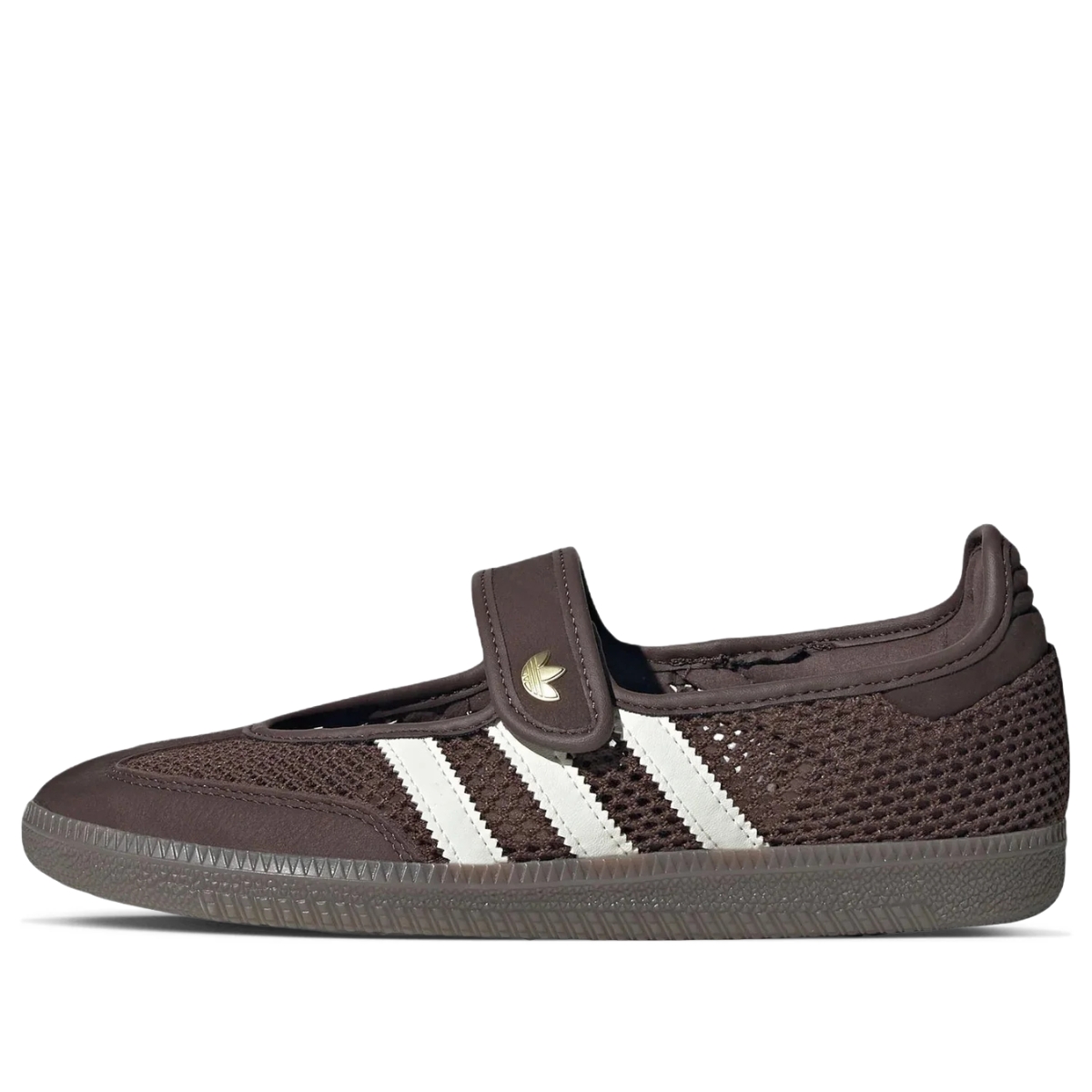 Giày Adidas Samba Jane 'Brown Off White Gold Metallic' LA6829 Giày Adidas Samba Jane 'Brown Off White Gold Metallic' LA6829