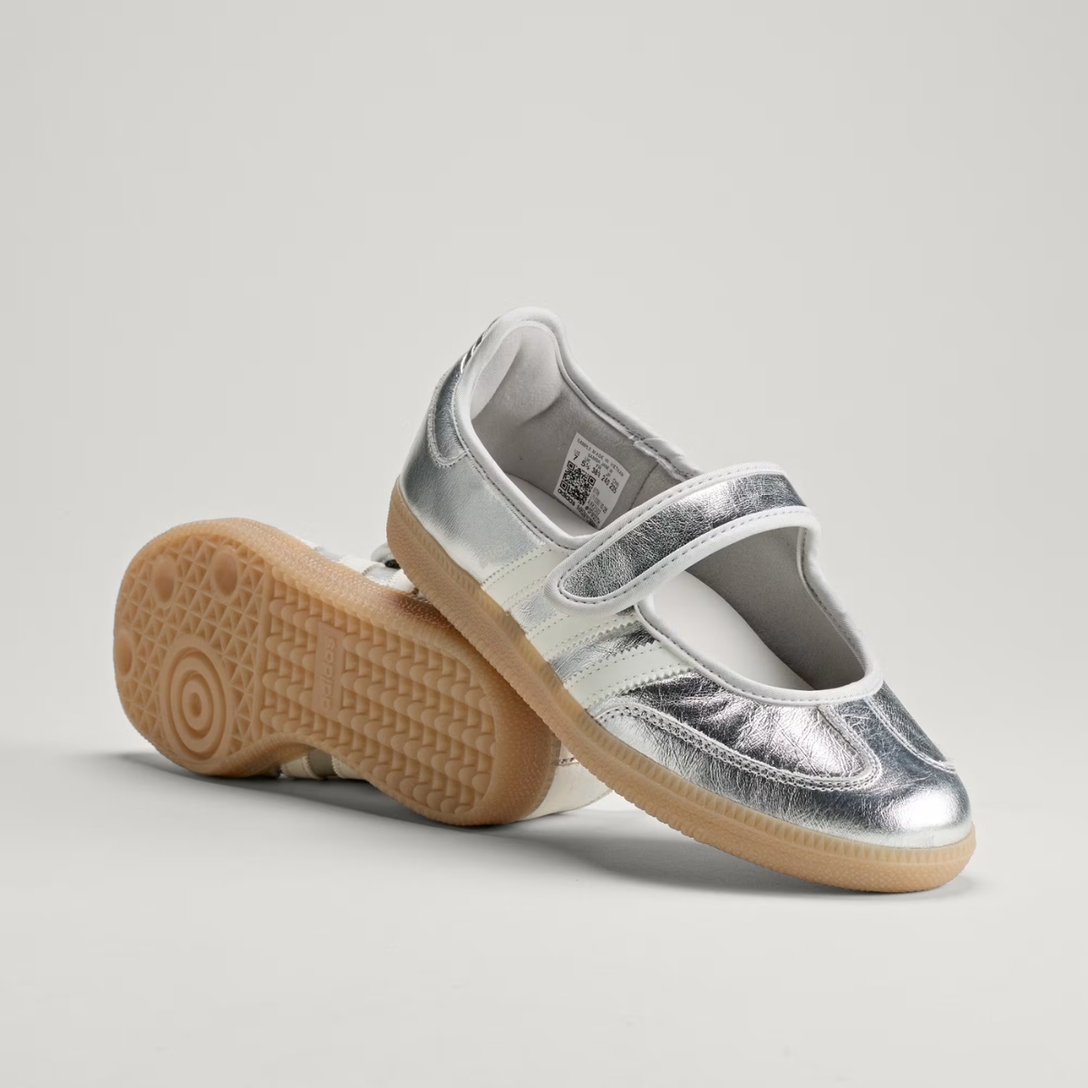 Giày Adidas Samba Jane 'Silver Metallic Off White' KK2502 Giày Adidas Samba Jane 'Silver Metallic Off White' KK2502