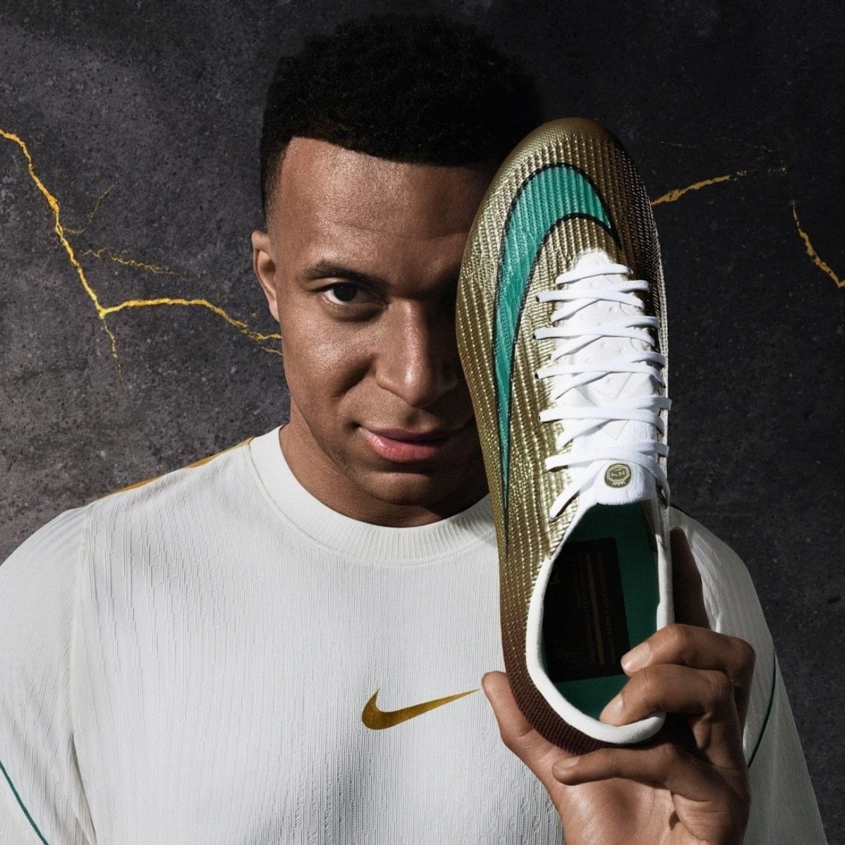 Giày Nike Zoom Mercurial Superfly 11 Elite FG x Kylian Mbappe 'Golden Boot' IO3791-701 Giày Nike Zoom Mercurial Superfly 11 Elite FG x Kylian Mbappe 'Golden Boot' IO3791-701