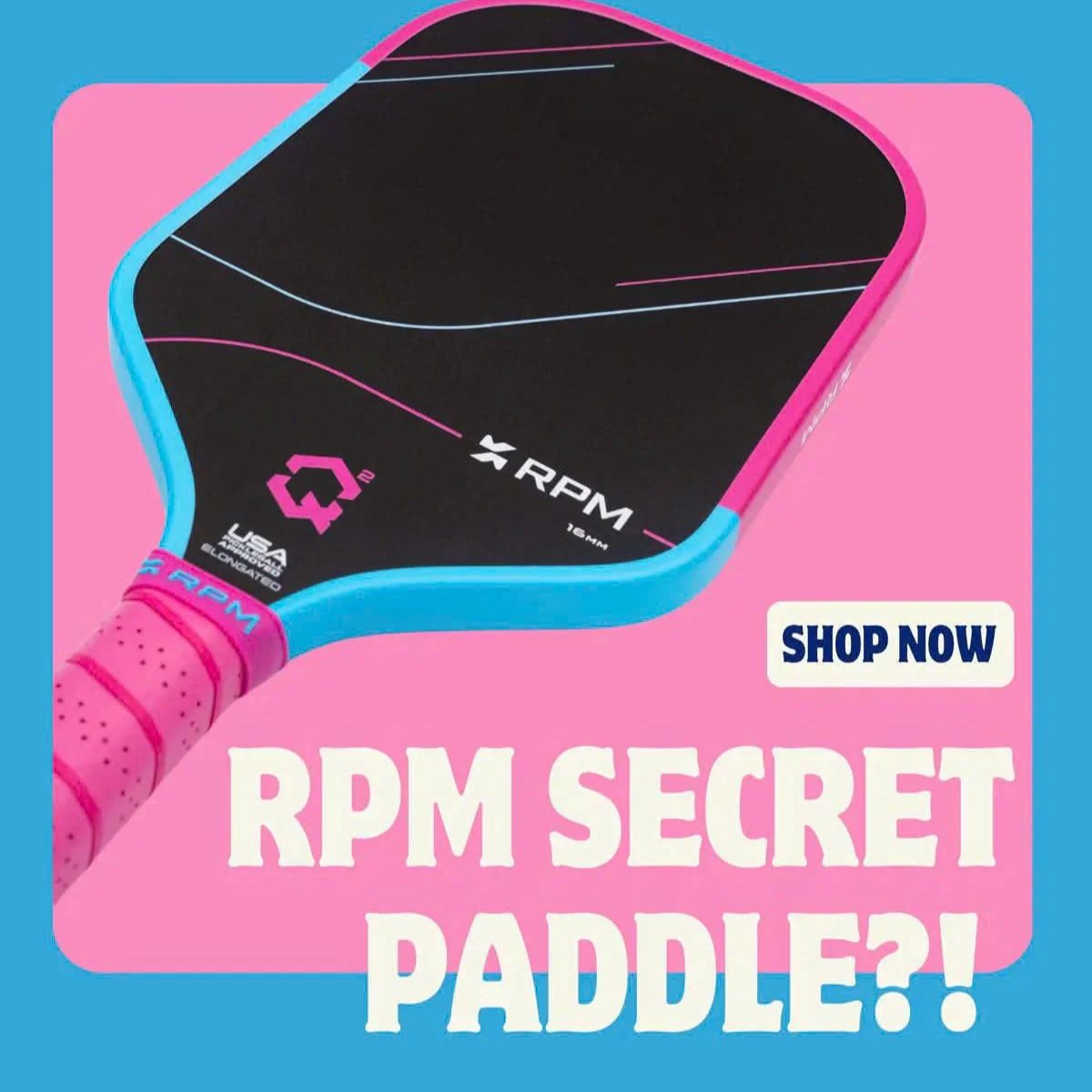 Vợt Pickleball RPM Q2 Cotton Candy Limited Edition (4)