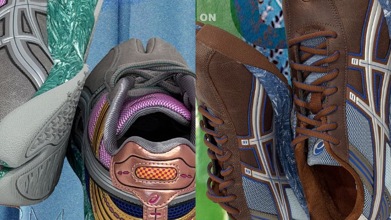 Bản hợp tác mới Asics Tabi 4 thể hiện rõ ngôn ngữ thiết kế avant-garde của Kostadino