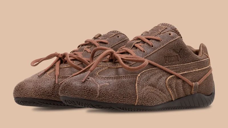 Bộ sưu tập PUMA Speedcat OG x Rosé quay trở lại với thiết kế nâu da nứt