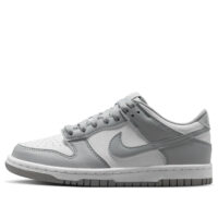 (GS) Nike Dunk Low 'White Light Smoke Grey'