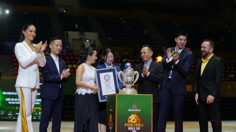 Lễ khai mạc World Cup Pickleball 2026 quy tụ vận động viên từ 65 quốc gia và vùng lãnh thổ