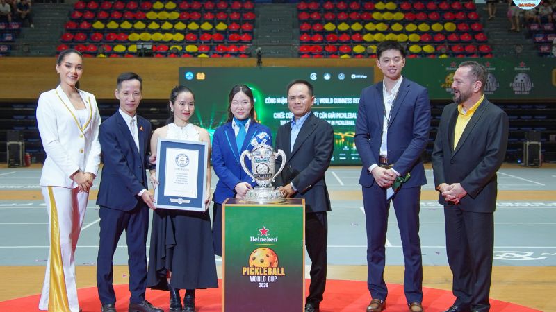 Hai kỷ lục Guinness mở ra kỳ vọng phát triển pickleball Việt Nam trong giai đoạn mới