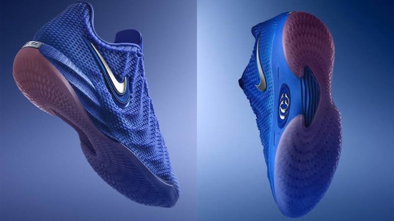 Họa tiết đế ngoài lấy cảm hứng từ logo chữ C giúp Nike Caitlin 1 tăng khả năng bám sân.