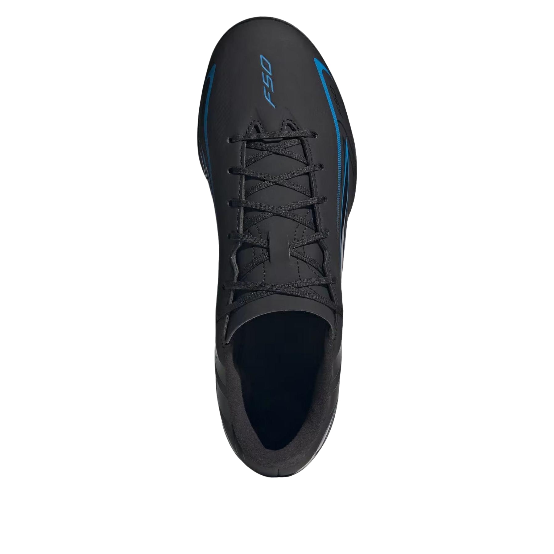 adidas-f50-hyperfast-club-turf-football-black-lucid-ray-blue-kj3408-3 adidas F50 Hyperfast Club Turf Football 'Black Lucid Ray Blue' KJ3408