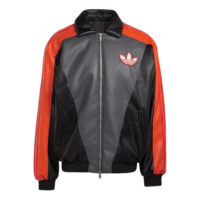 adidas x Pokemon 8-Ball Jacket Asia Sizing 'Black Collegiate Orange' IB7073