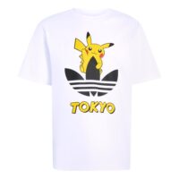 adidas x Pokemon T-Shirt Tokyo 3 Asia Sizing 'White' LK3883