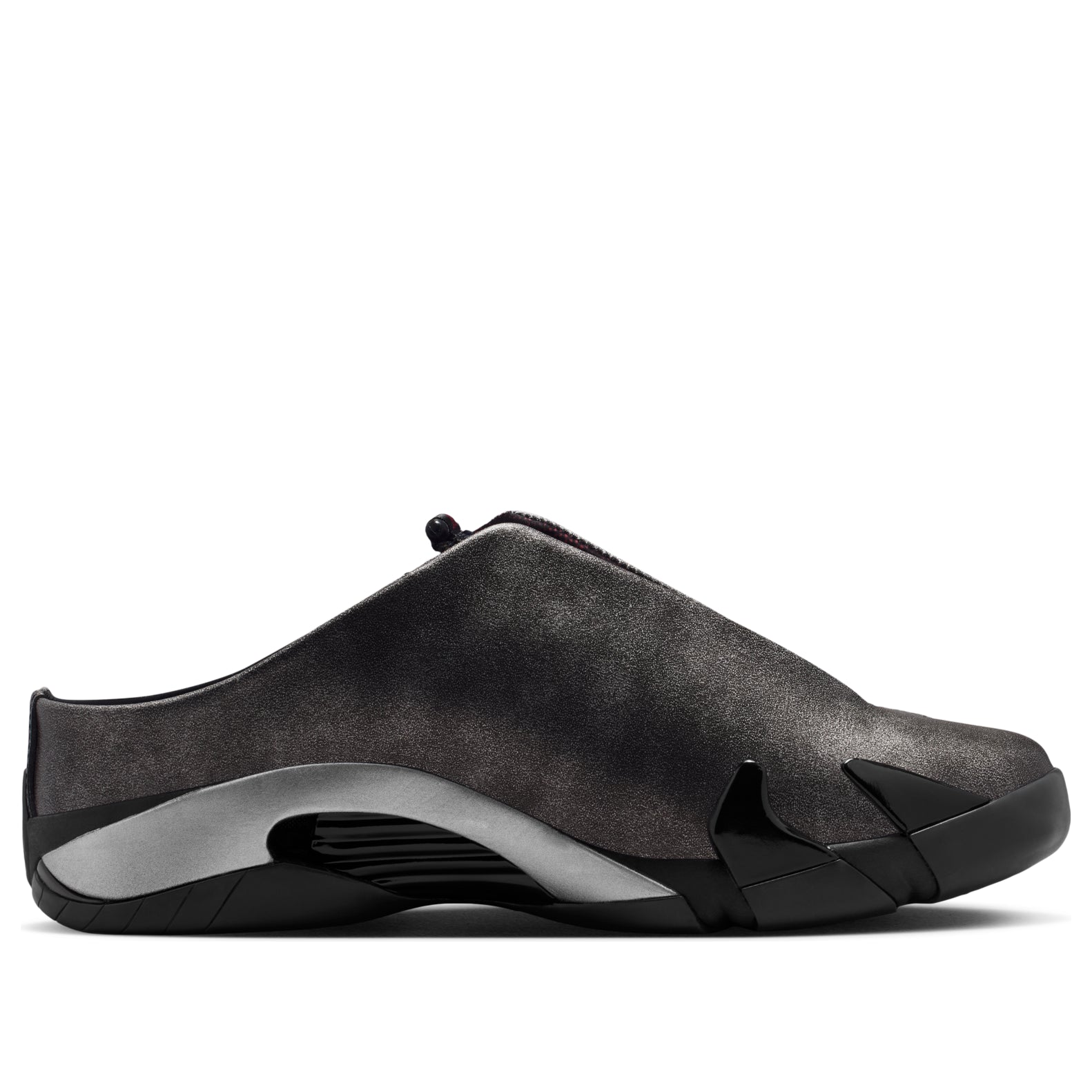 air-jordan-14-x-mowalola-retro-mule-black-silver-burnt-red-ir0908-001-2 Air Jordan 14 x Mowalola Retro Mule 'Black Silver Burnt Red' IR0908-001