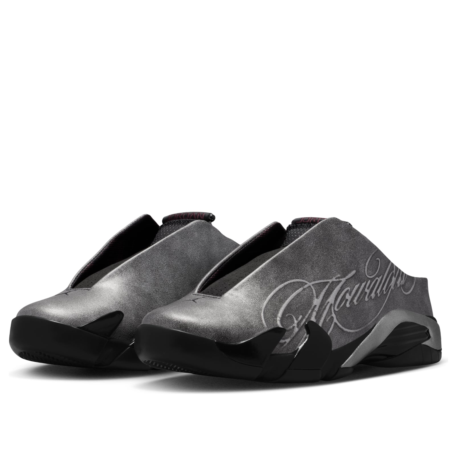air-jordan-14-x-mowalola-retro-mule-black-silver-burnt-red-ir0908-001-5 Air Jordan 14 x Mowalola Retro Mule 'Black Silver Burnt Red' IR0908-001
