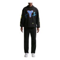 Nike Kobe Fleece Pullover Hoodie 'Black Sonic Yellow Light Photo Blue' IO0295-010