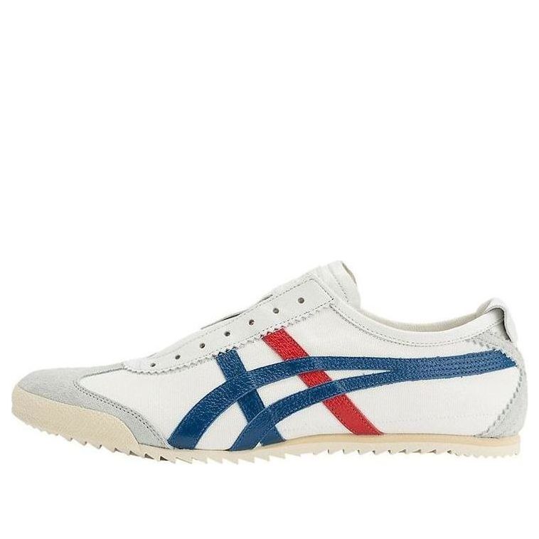 onitsuka-tiger-mexico-slip-on-deluxe-white-blue-red-1181a145-100-1 Onitsuka Tiger Mexico Slip-On Deluxe 'White Blue Red' 1181A145-100