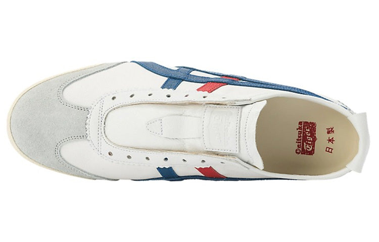 onitsuka-tiger-mexico-slip-on-deluxe-white-blue-red-1181a145-100-4 Onitsuka Tiger Mexico Slip-On Deluxe 'White Blue Red' 1181A145-100