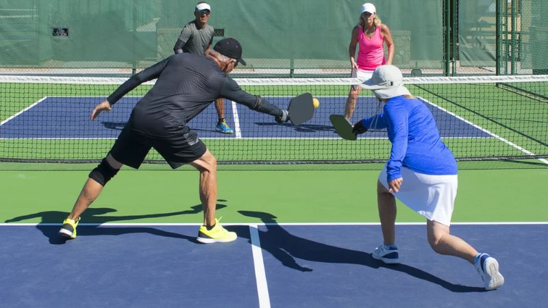 Vai trò hỗ trợ của người chơi nam trong đánh đôi nam nữ pickleball