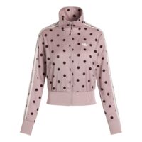 (WMNS) adidas Satin Polka Dots TT Track Top Asia Sizing 'Dual Lilac' LI2851